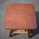 Vintage wooden coffee table and rope