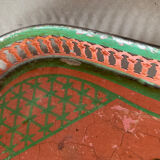 Small decorated tin tray