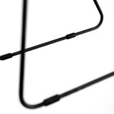 Original Vintage Scandinavian Mid-Century Modern Minimalist Black Wire Prototype Chair, 1960s, Set o