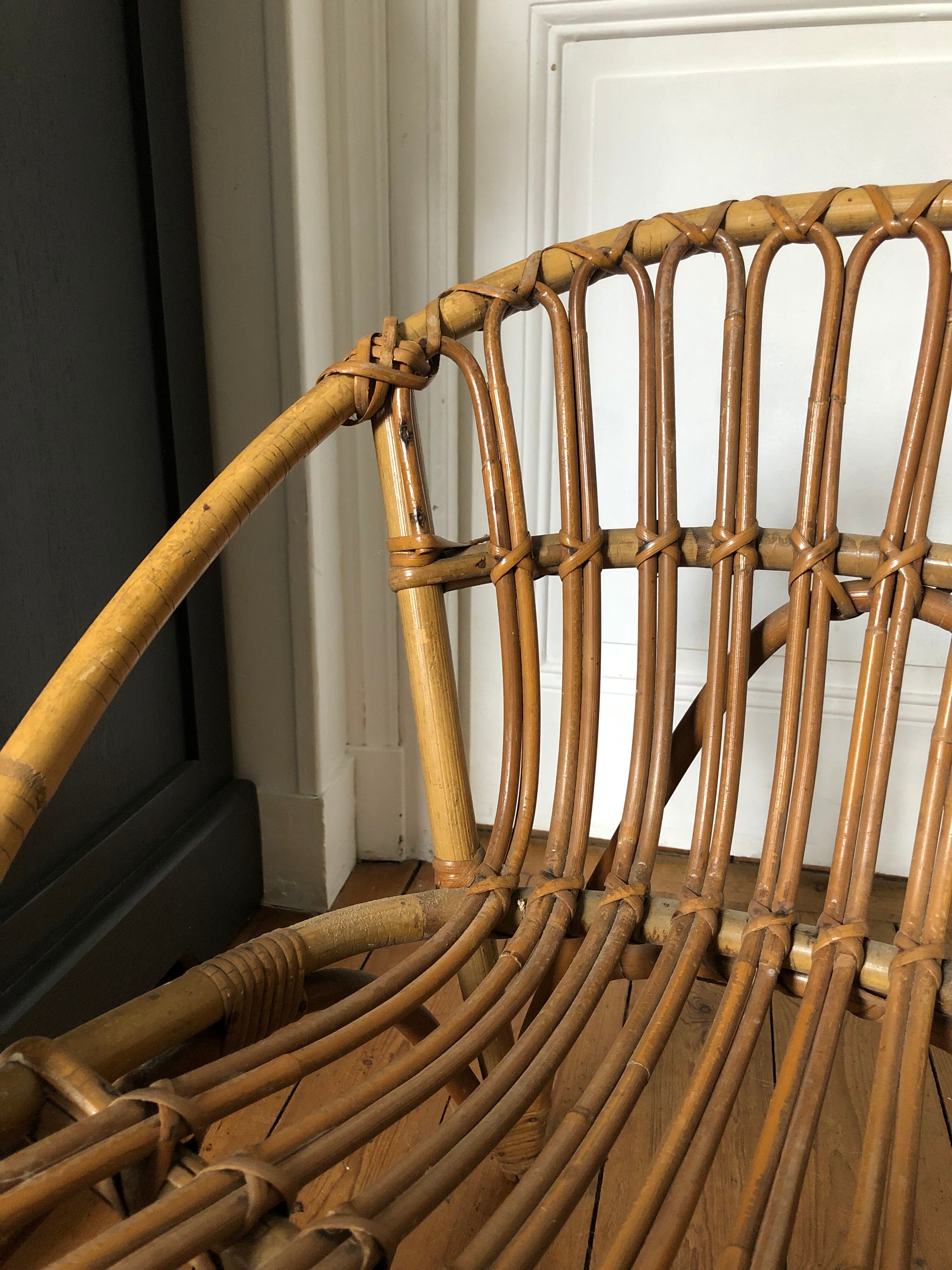 Children's rattan chair