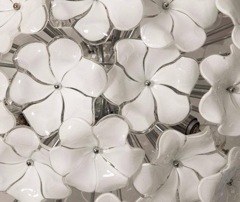 "Flowers" Murano chandelier