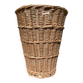 Panier en osier vintage