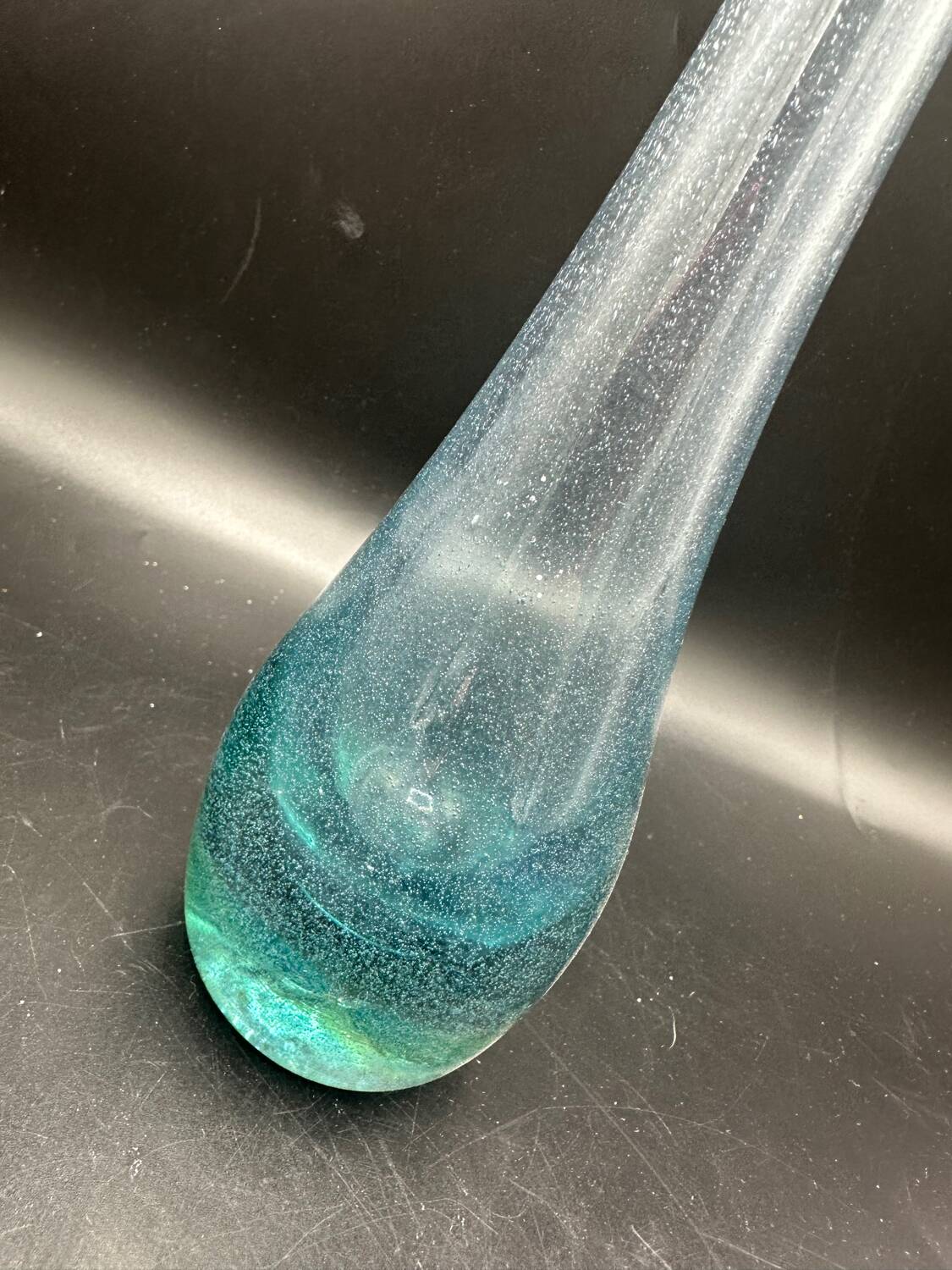 Blown glass vase