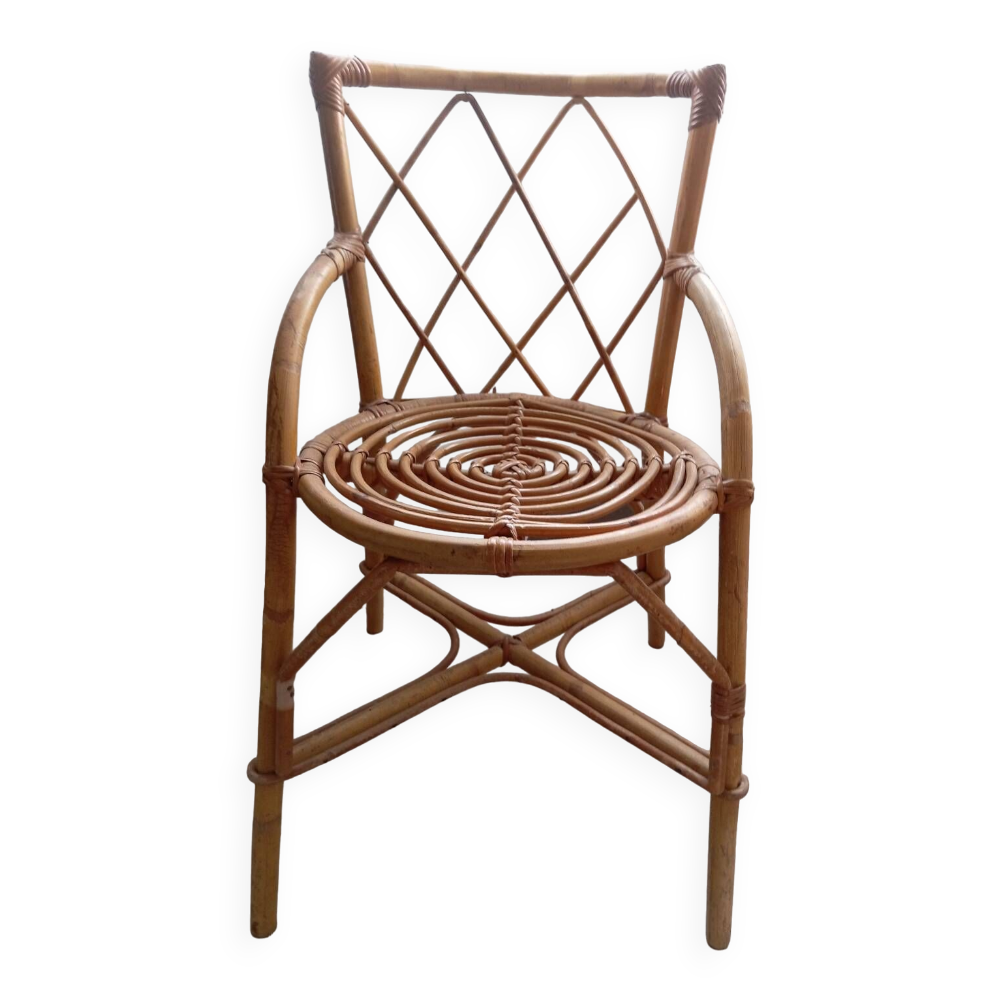 Vintage bamboo chair