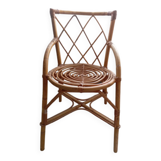 Vintage bamboo chair