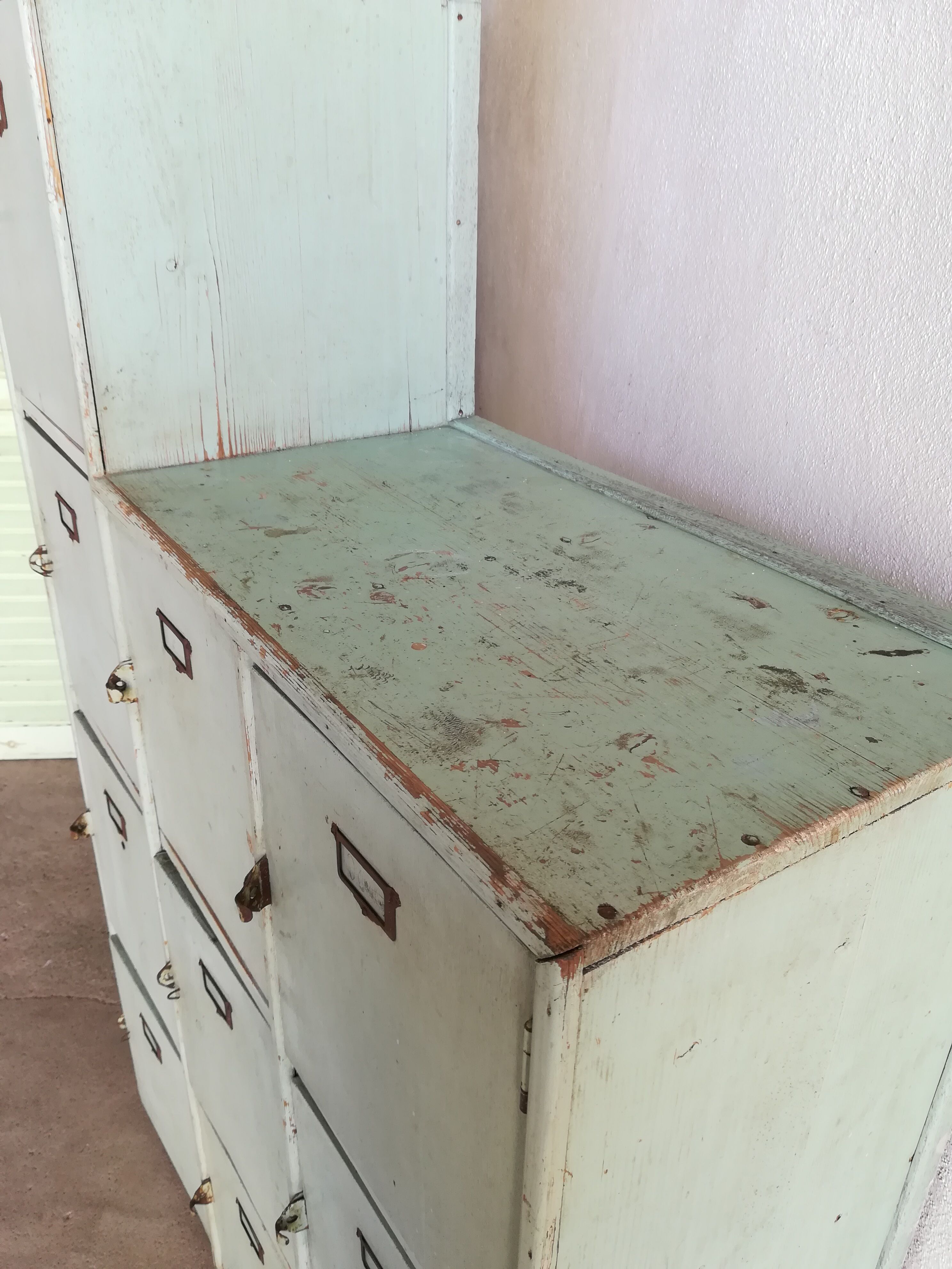 Furniture with lockers