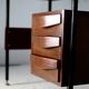 Bureau en bois léger, France, circa 1950