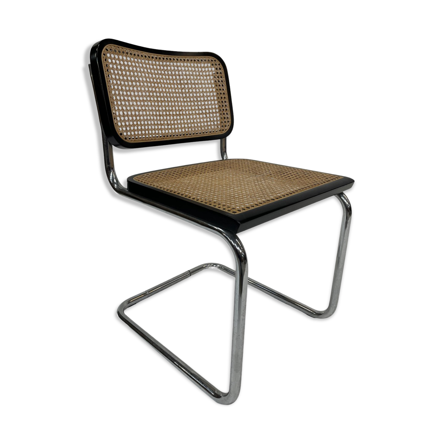 Cesca design chair b32 model black and chrome