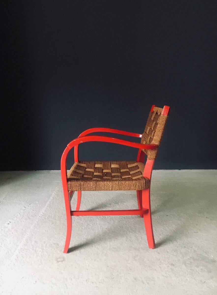 Mediterranean Armchairs, France, 1950s, Set of 2