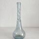 Vintage Biot blown glass soliflore vase with twisted bubbles