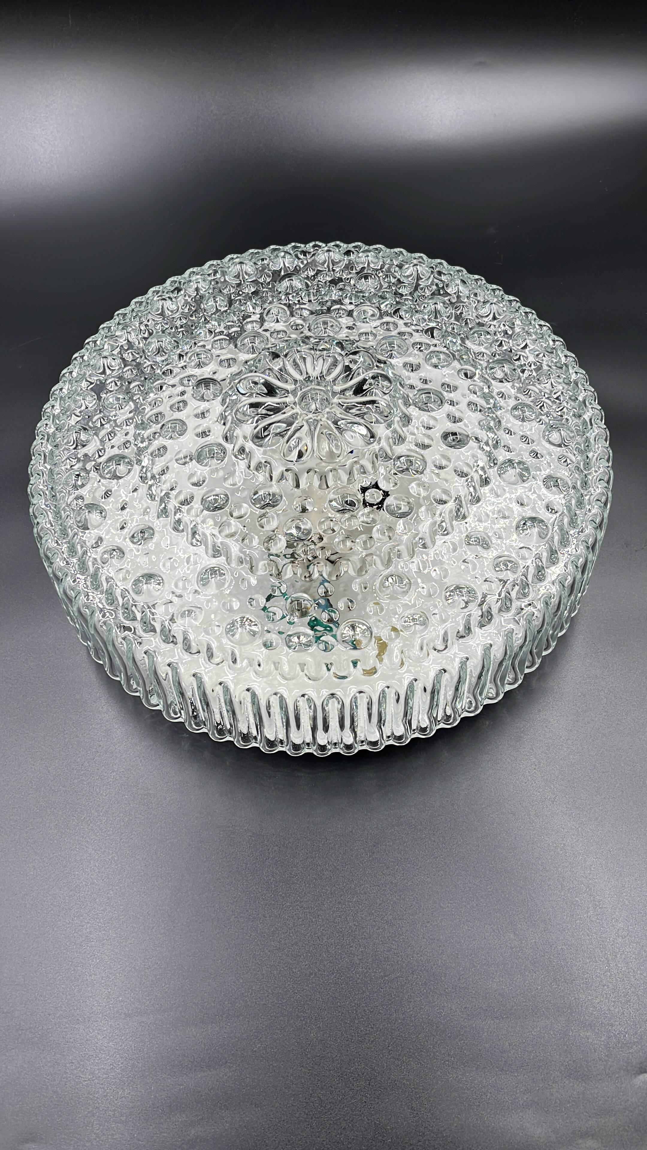 Plafonnier en verre Helena Tynell pour Limburg