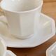 4 tasses et sous-tasses vintage Johnson Brothers motif Perle