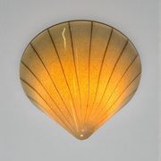 Murano Mazzega swirl glass ceiling light, Italy, 1970s