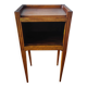 Antique walnut bedside table in the Directoire style