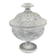 Moulded and cut crystal drageoir from Creusot Baccarat early 19th century