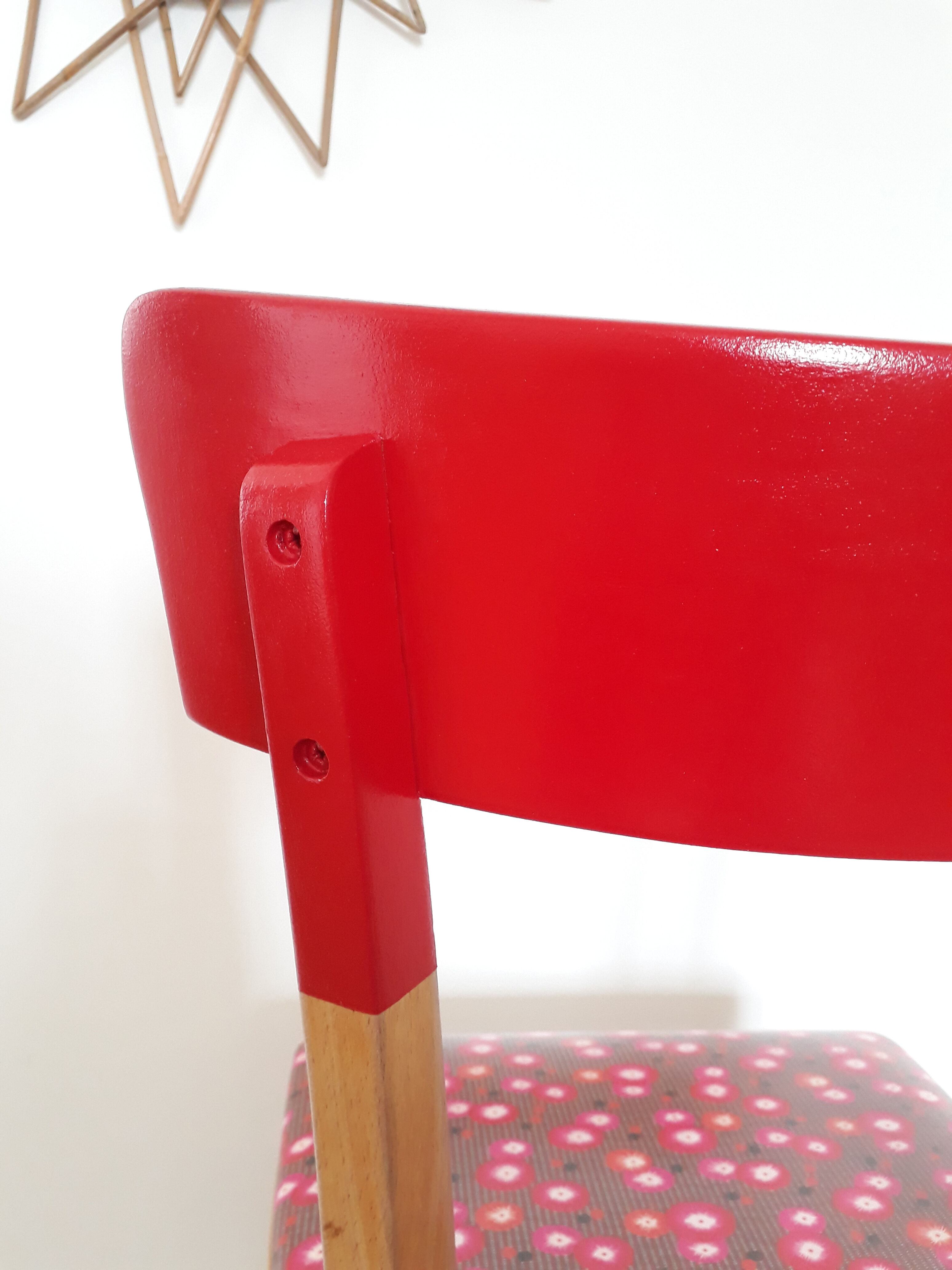 Chair bistro red vintage 30s