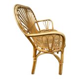 2-seater rattan sofa from the 70s