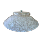 Coupe de suspension en Clichy rose et blanc 1950