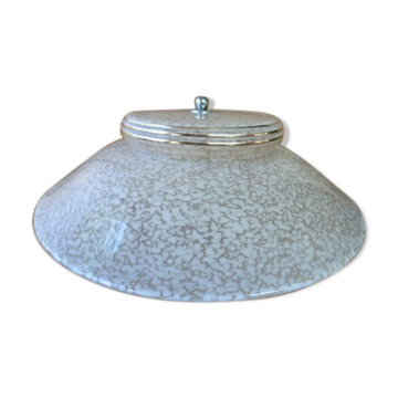 Suspension cup in 1950 pink and white Clichy
