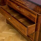 Original English walnut sideboard