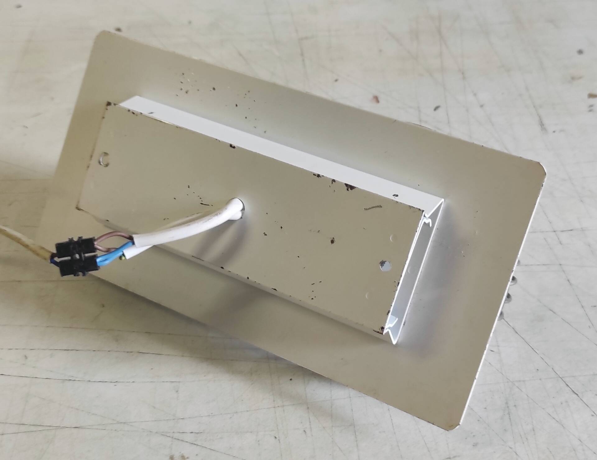 Double wall light design 70's by Philippe Rogier