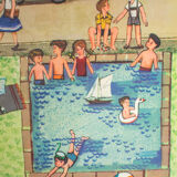 Displays "School" wall graphic was by Hermann Wacker and Ulrik Schramm 1968