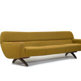 "Geisha" banana sofa and lounge chairs-set by Leif Hansen c.1960