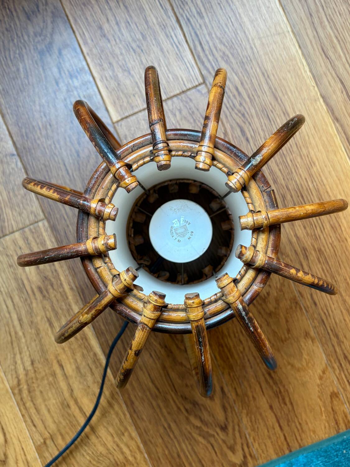 Louis Sognot, bamboo lamp