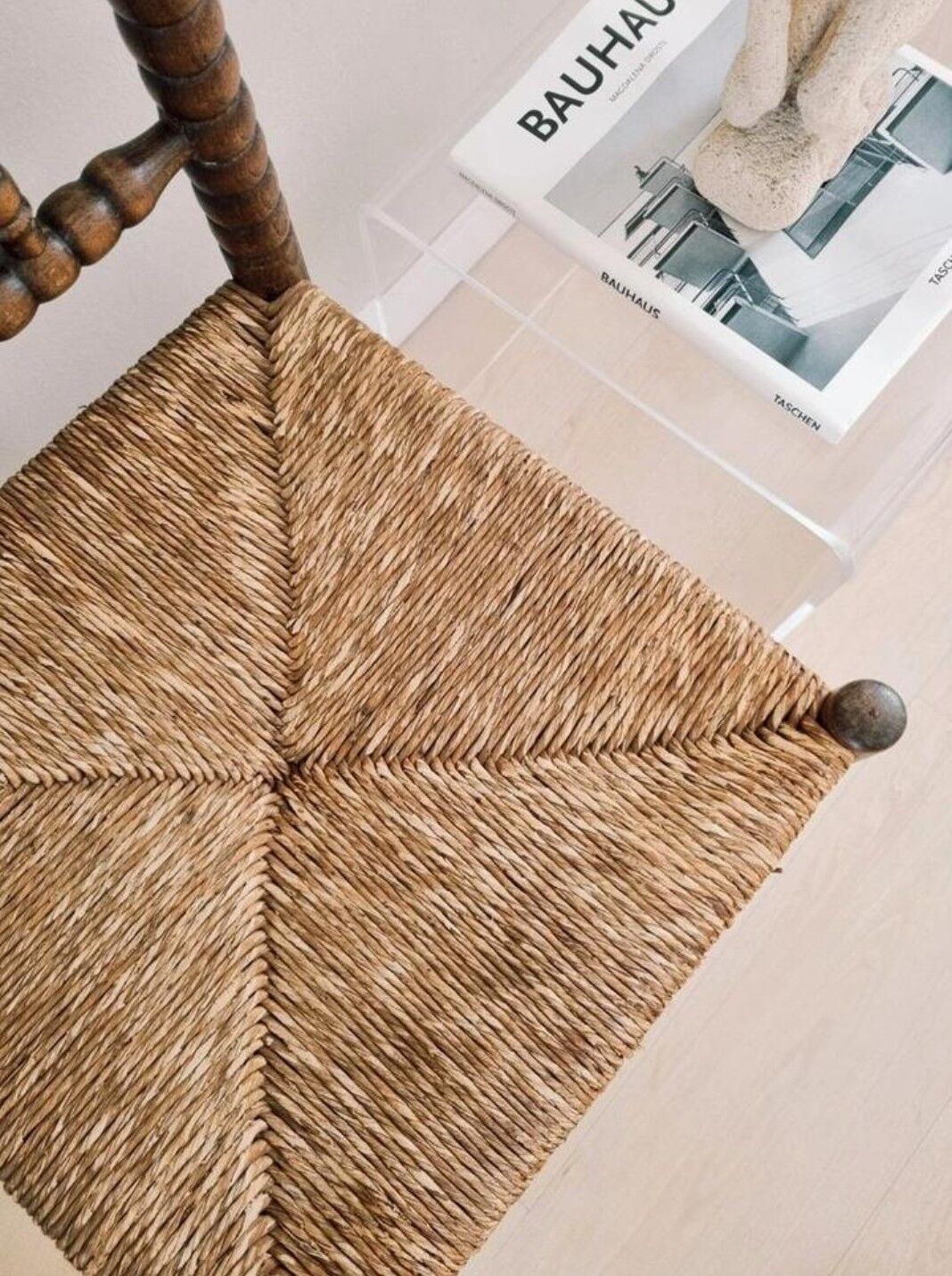 Pair of turned wooden chairs, Netherlands 1940s