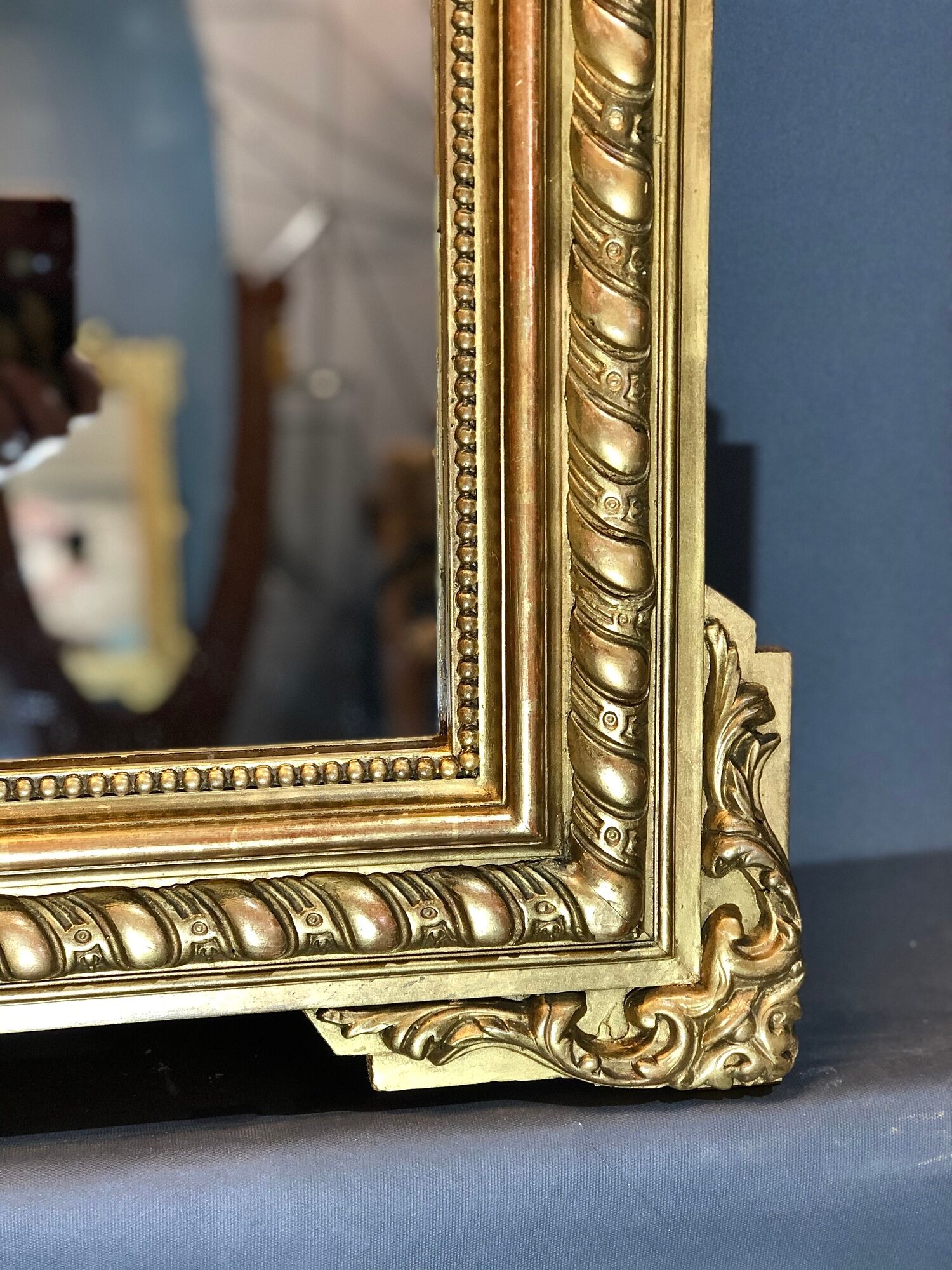 Miroir ancien 123x83 cm XIXè