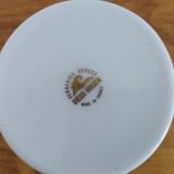 Vintage old pharmacy pot in opaline