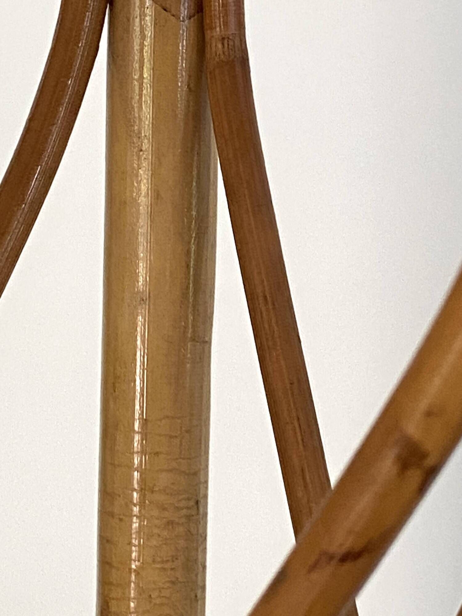 Rattan side table, 1960s