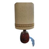 Fat lava ceramic lamp