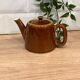 Individual earthenware teapot