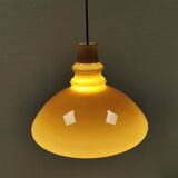 Hanging lamp in double layered glass, Denmark 1970-80s