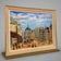 Ollier: oil on canvas mounted on panel, animated view of paris