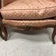 Paire de bergères de style Louis XV en bois narurel XX siècle