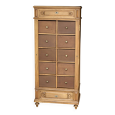 Magnificent notary's cabinet in walnut (late 19th century).