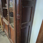 Buffet vitrine bibliothèque style Louis XV
