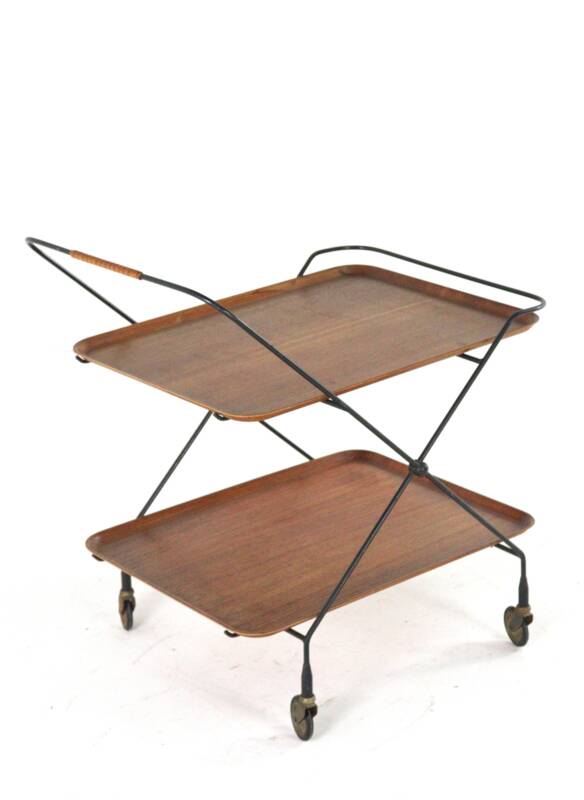 Paul Nagel for JIE Gantofte trolley - mid century design