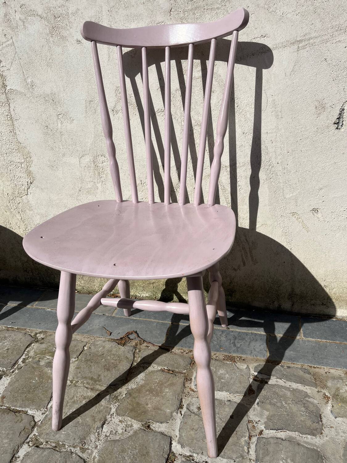 Baumann chair pale pink