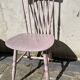 Chaise Baumann rose pâle