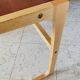 Table basse bois exotique vintage