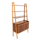 Scandinavian teak bookcase chest of drawers, Sweden, 1960