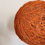 Vintage 1970s ball pendant light