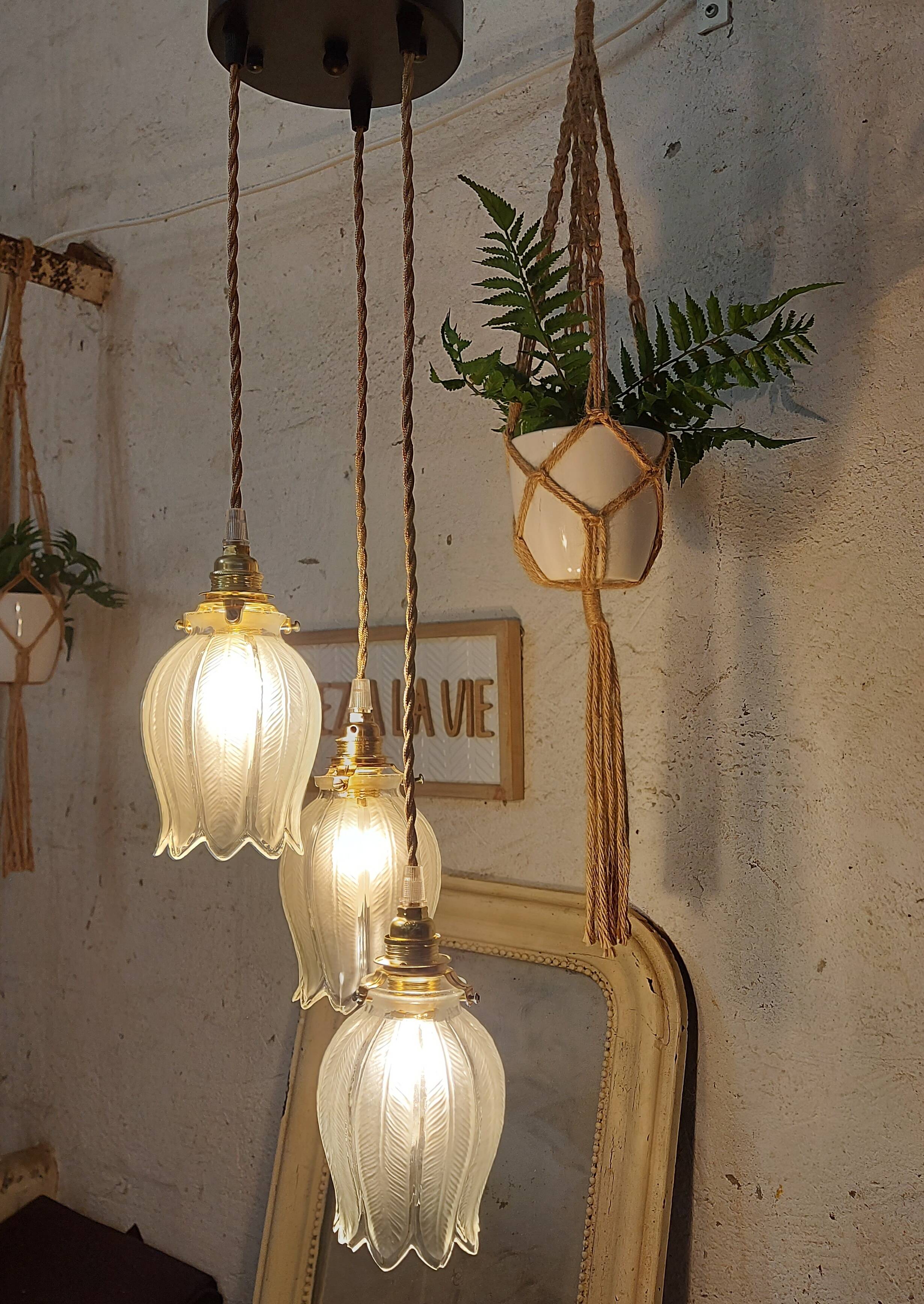 Art Deco hanging lamp