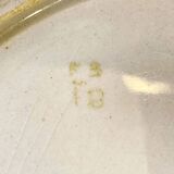 Plat avec décor de rose