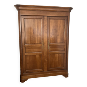 Armoire 2 portes en merisier