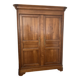2-door wardrobe in solid cherry wood