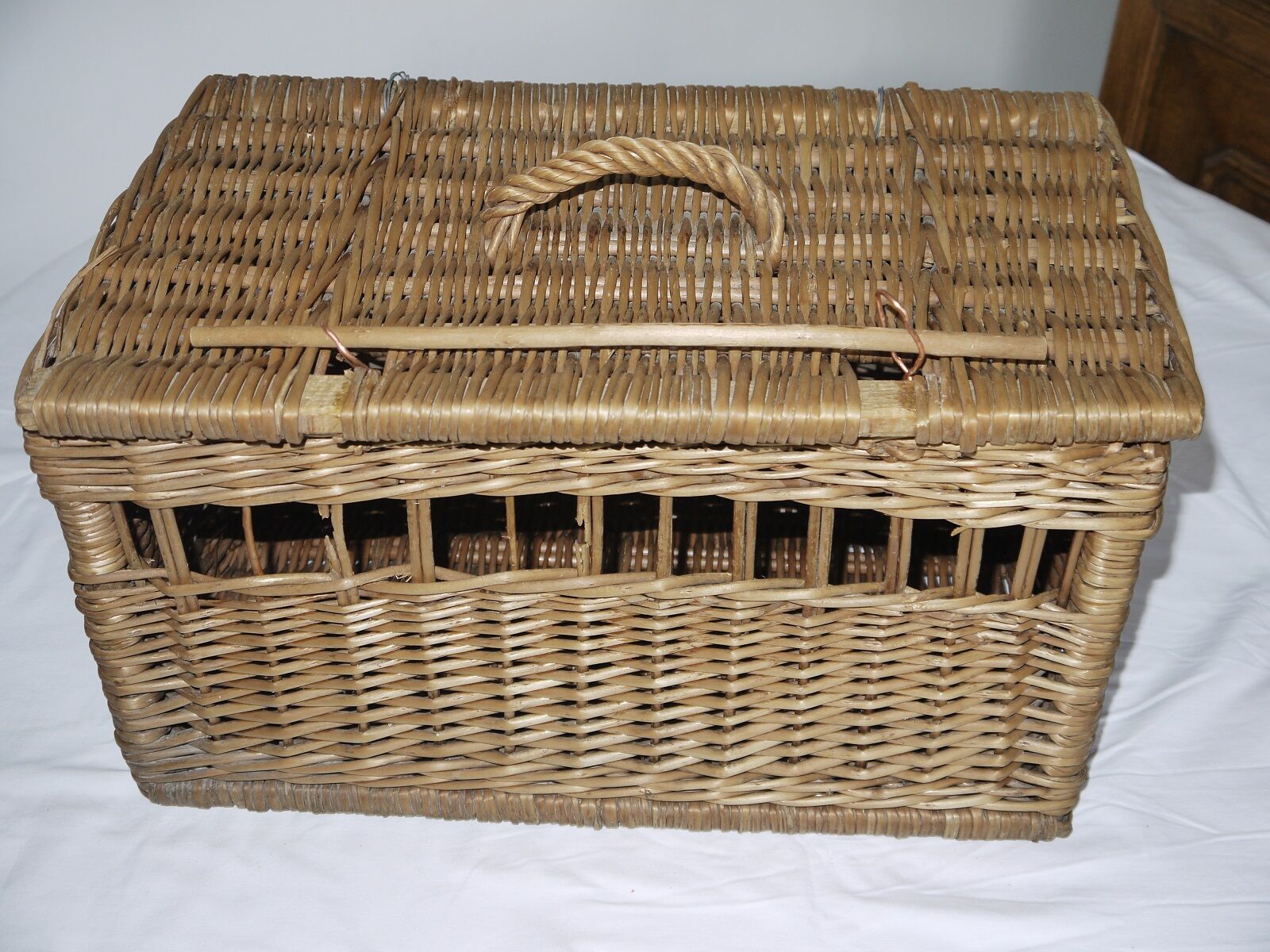 Vintage wicker basket